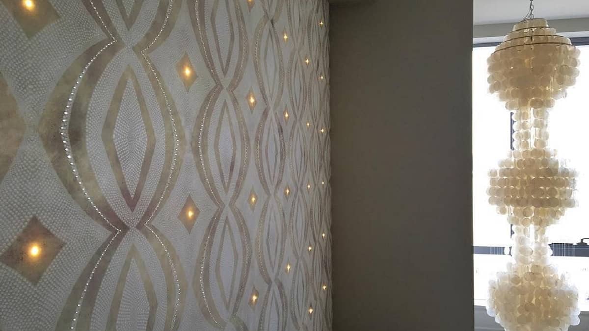 کاغذ دیواری نورانی برای دیوار منزل