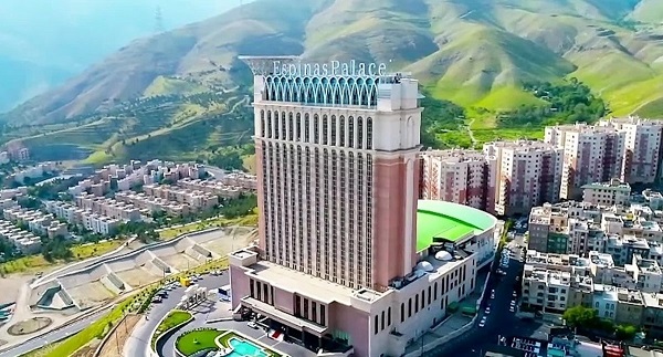 هتل اسپیناس پالاس در محله شهرک مخابرات